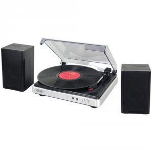 Jensen JTA-325 (r) Jta-325 3-speed Turntable With Stereo Speakers