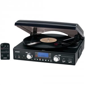 Jensen JTA-460 (r) Jta-460 3-speed Stereo Turntable With Mp3 Encoding 