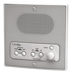 M&s DMC1RW Ms Systems(r)  Weather-resistant Remote Station Speaker (wh