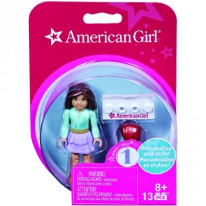 Mattel DRC68 (r)  American Girl(r) Mini Figure (green Shirt  Purple Sk