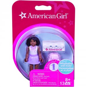 Mattel DRC69 (r)  American Girl(r) Mini Figure (white Top  Purple Skir