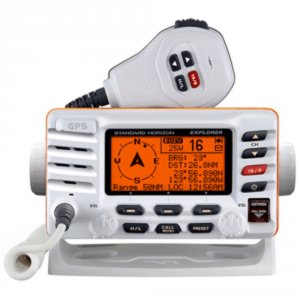 Standard GX1700W Explorer  Gps Fixed Mount Vhf - White