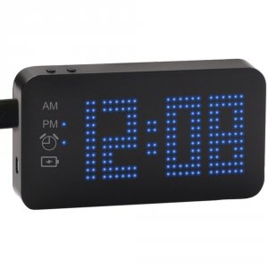 Sxe SXE87004 4,000mah Portable Power Bank Alarm Clock