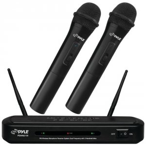 Pyle PDWM2130 Pro(r)  Fm Wireless Dual-frequency Microphone Receiver S