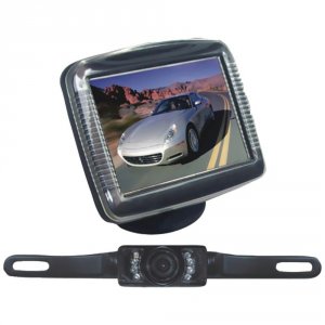 Pyle PLCM36 (r)  3.5 Slim Tft Lcd Universal Mount Monitor System With 