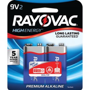 Rayovac A1604-2J (r) A1604-2j 9-volt Alkaline Batteries, 2 Pk