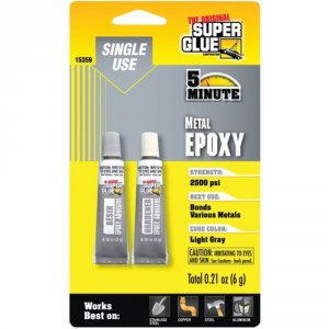 The 15359 The Superglue(r)  Single-use Epoxy Tubes For Metal