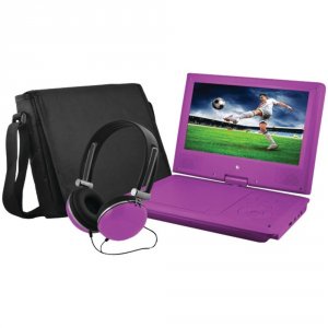 Ematic EPD909PR (r)  9 Portable Dvd Player Bundles (purple)