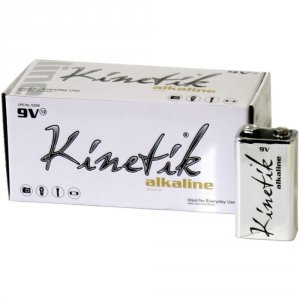 Kinetik 53316 (r)  9-volt Alkaline Batteries, 12 Pk