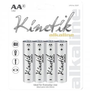 Kinetik 53317 (r)  Alkaline Batteries (aa, Carded, 4 Pk)