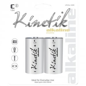 Kinetik 53319 (r)  Alkaline Batteries (c, Carded, 2 Pk)