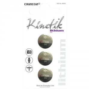 Kinetik 88134 (r)  Lithium Batteries (cr2032, 3 Pk)