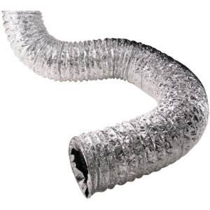 Deflecto FLS0425 (r)  Metallic Duct With Scrim (4 Dia X 25ft)