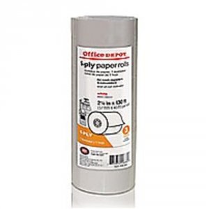 Office 109303 Single-ply Paper Rolls - Pack Of 3 - White