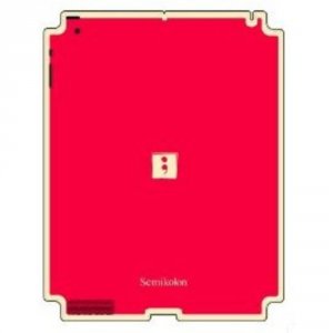 Semikolon 9930004 Removable Skin For Ipad 2 - Red