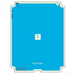 Semikolon 9930019 Removable Skin For Ipad 2 - Turquoise