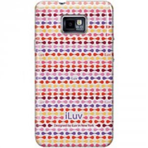 Iluv ISS222RED Hardshell Case With Pattern For Galaxy S Ii - Red