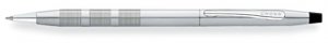 Cross AT008214 Classic Century Satin Chrome Ballpoint Pen Medium Tip B