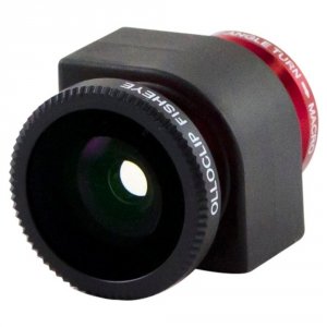 Olloclip OC-IPH4-FWM-R Fisheyewideanglemacro 3-in-1 Lens For Iphone 44