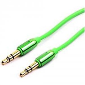 Onn ONA14TA017 3 Feet Premium Auxiliary Cable - Apple Green