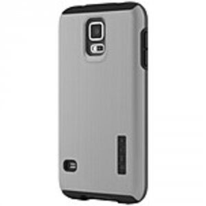 Ipio SA-528-SLVRBLK Inc Dualpro Shine Case For Samsung Galaxy S5 - Sil