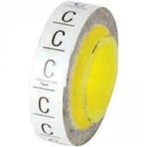 3m SDR-C Sdr-c White Marker Electrical Marking Tape Roll Refill - Lett