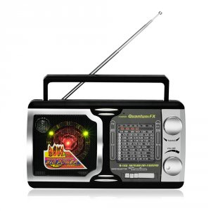 Quantum R-14U Amfm.tvsw1-sw9 Radio With Disco Light