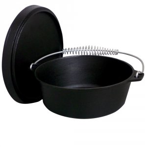 King CI8S - 8 Quart Season Cast Iron Dutch Oven Wlid