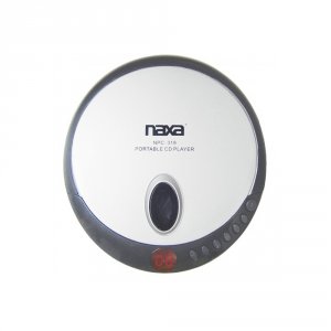 Naxa NPC-319-BLACK Naxa Slim Personal Compact Disc Player-black