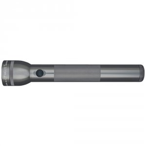 Maglite S3D096 Heavy-duty Incandescent 3-cell D Flashlight, Gray