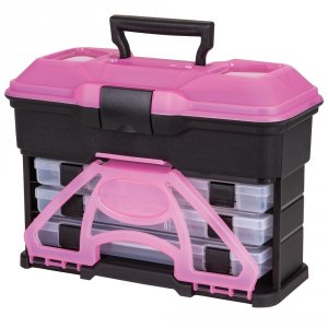 Flambeau 6304TJ T3 Frost Series Mini Front Loader Tackle Box Pink