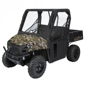 Classic 18-124-010401-00 Classic Utv Rhino Cab Enclosure-half Doors-bl