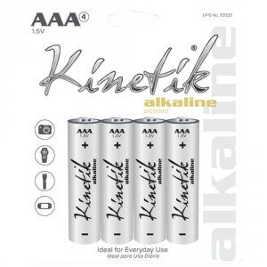 Kinetik 53833 (r)  Alkaline Batteries (aaa, Carded, 4 Pk)