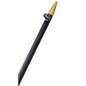 Taco OC-0421BKA8 Taco 8 Center Rigger Pole - Black Wgold Rings  Tips -