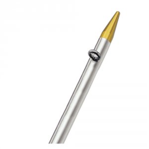 Taco OC-0421VEL8 Taco 8 Center Rigger Pole - Silver Wgold Rings  Tips 