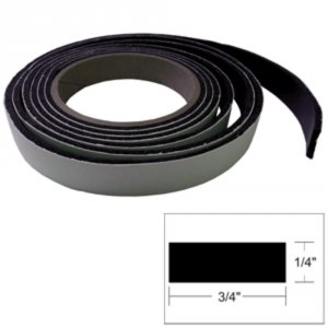 Taco V30-0748B8-2 Taco Hatch Tape - 8l X 188;h X 190;w - Black