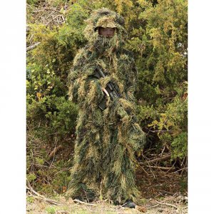 Red RR70915XLXXL Red Rock 5-piece Ghillie Suit Woodland Camo Xlxxl