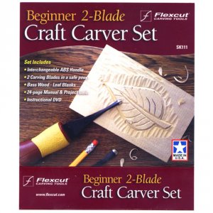 Flexcut SK111 Beginner 2-blade Craft Carver Set