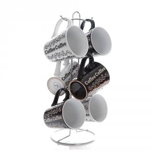 Gibson 107285.07 Home Night  Day 6-piece Mug Set With Rack