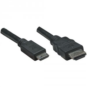 Manhattan 304955 (r)  High-speed Mini Hdmi(r) To Hdmi(r) A Cable, 6ft