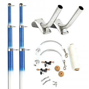 Tigress 88200-1 15' Fiberglass Telescoping Outrigger System - Whiteblu