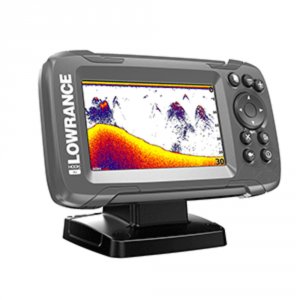 Lowrance 000-14012-001 Hooksup2;-4x 4 Bullet Fishfinder Transom Mount 