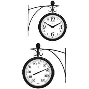 Springfield 91572 (r) Precision  Station Thermometer  Clock