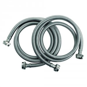 Certified WM48SS2PK (r)  2 Pk Braided Stainless Steel Washing Machine 