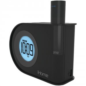 Ihome IH402B (r)  Dual-charging Dual Alarm Clock With Usb  Removable P