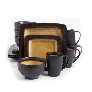 Gibson 99448.16 Home Mystic Amber 16pc Dinnerware Set