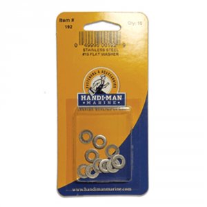 Handi-man 192 Handi-man Stainless Steel Flat Washer - 10