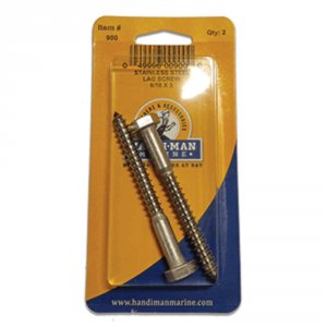 Handi-man 902 Handi-man Stainless Steel Lag Screw - 38 X 2