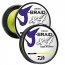 Daiwa JB4U6-300FY J-braid X4 300 Yard Spool 6lb Test - Fluorescent Yll