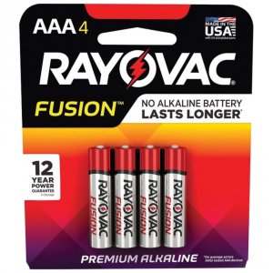 Rayovac 824-4TFUSK (r) 824-4tfusk Fusion(tm) Advanced Alkaline Aaa Bat